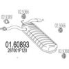 MTS 01.60893 End Silencer